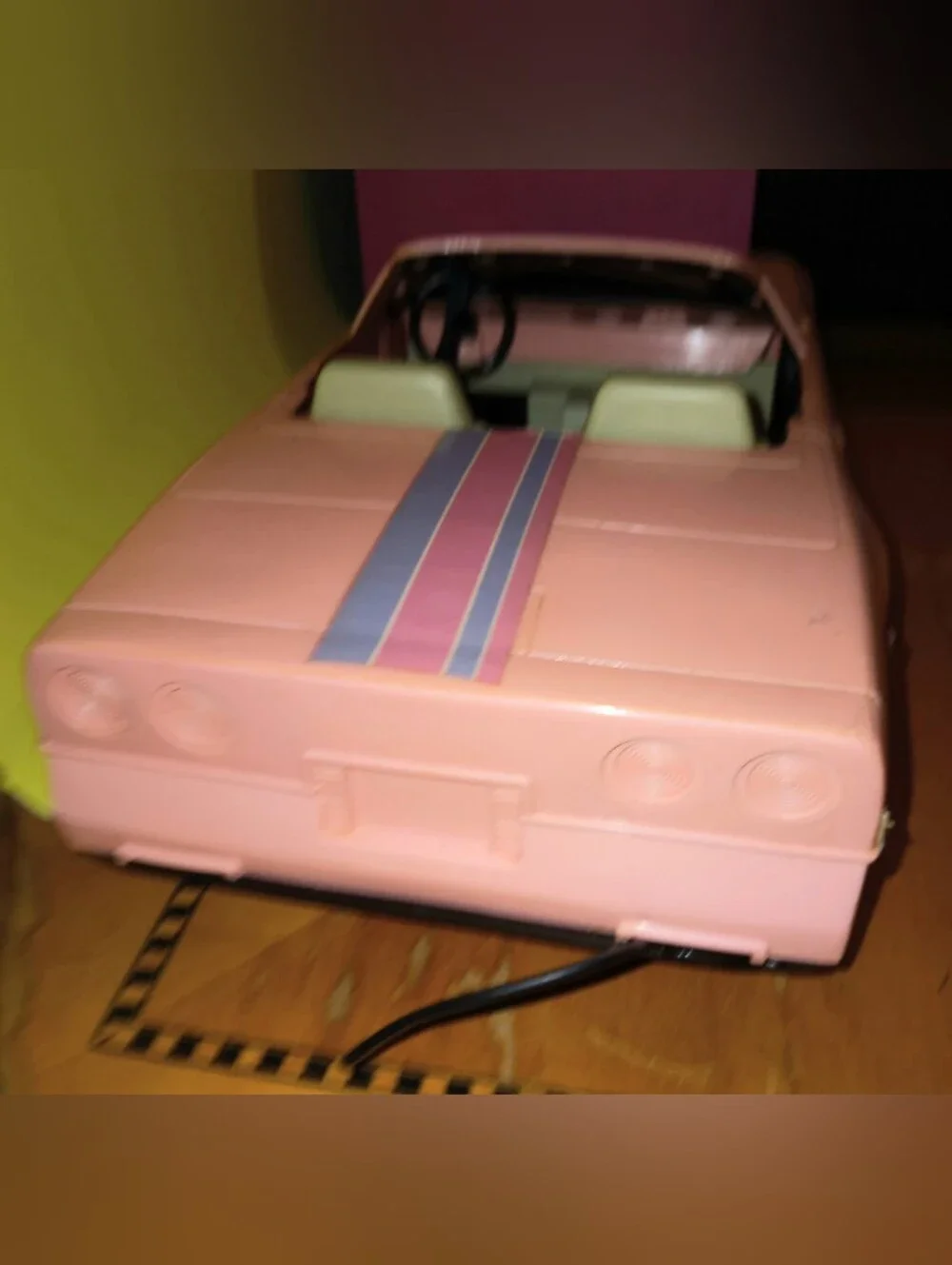Super Turbo Doll Car  Pink Corvette